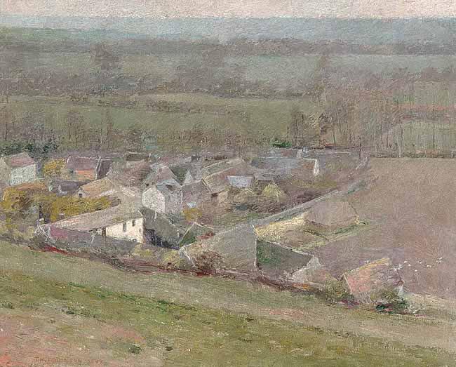 Theodore Robinson A Birds Eye View oil painting picture